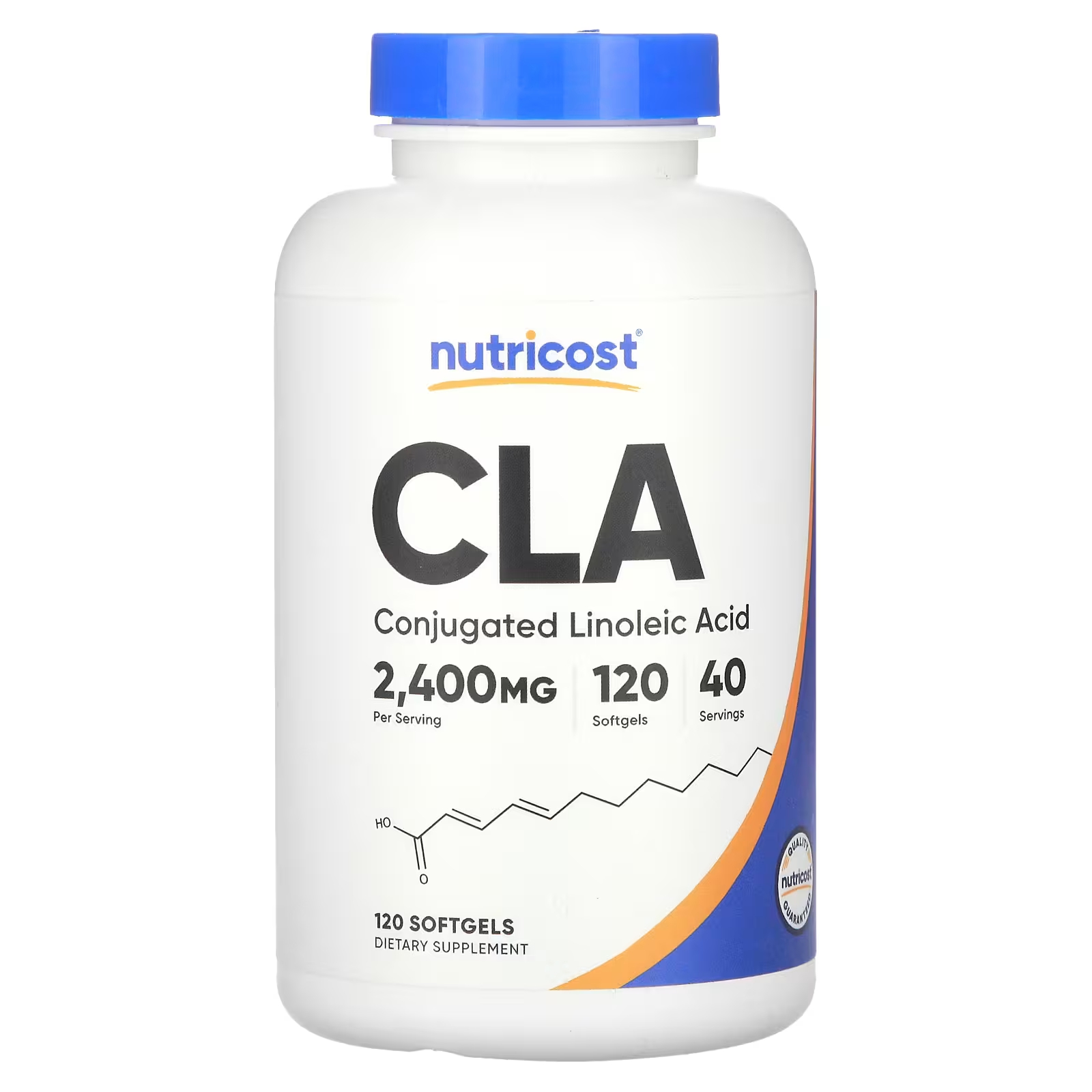 CLA 2400 мг, 120 мягких таблеток (800 мг на мягкую таблетку) Nutricost kal фермент лактаза 250 мг 60 мягких таблеток 125 мг на мягкую таблетку