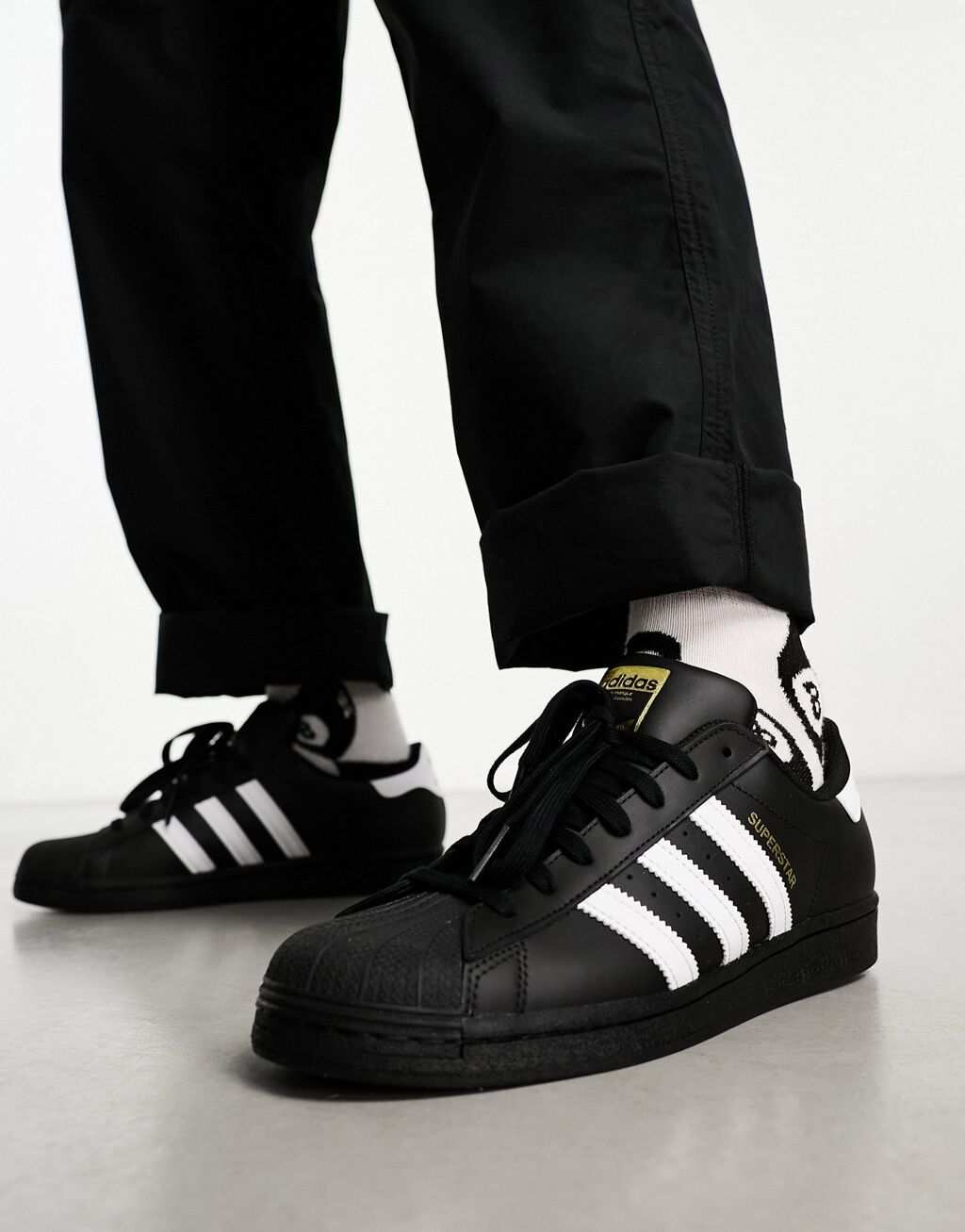 

Черные кроссовки adidas Originals Superstar, Черный