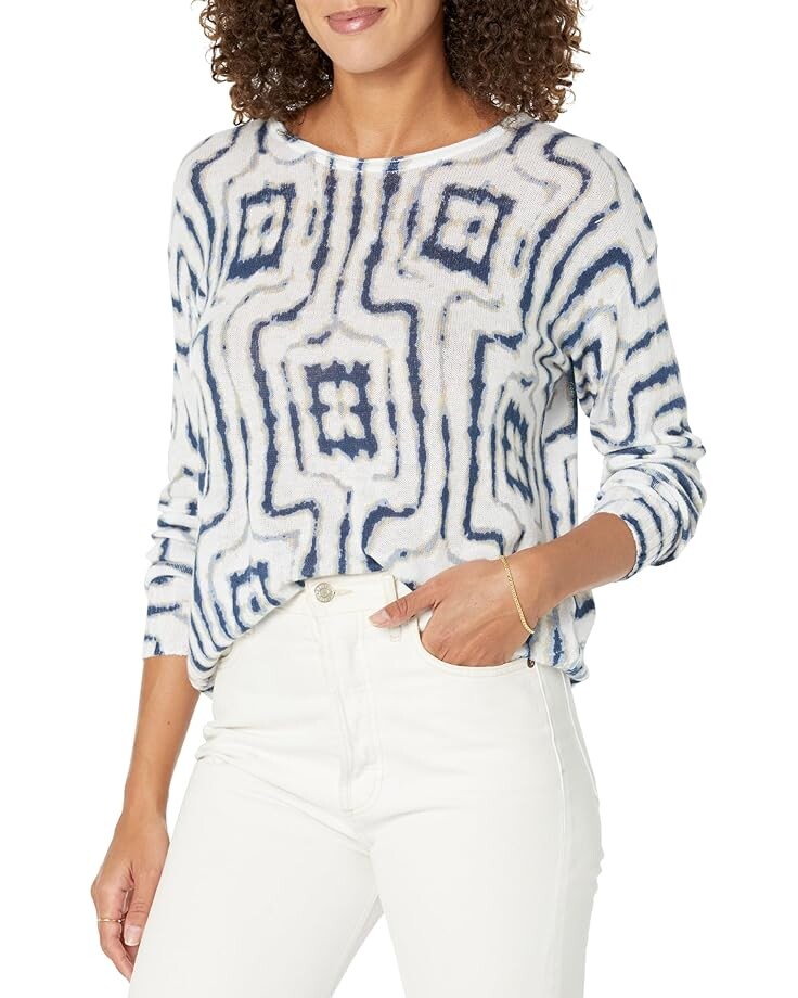 

Свитер NIC+ZOE Easy Angles Sweater, цвет Indigo Multi