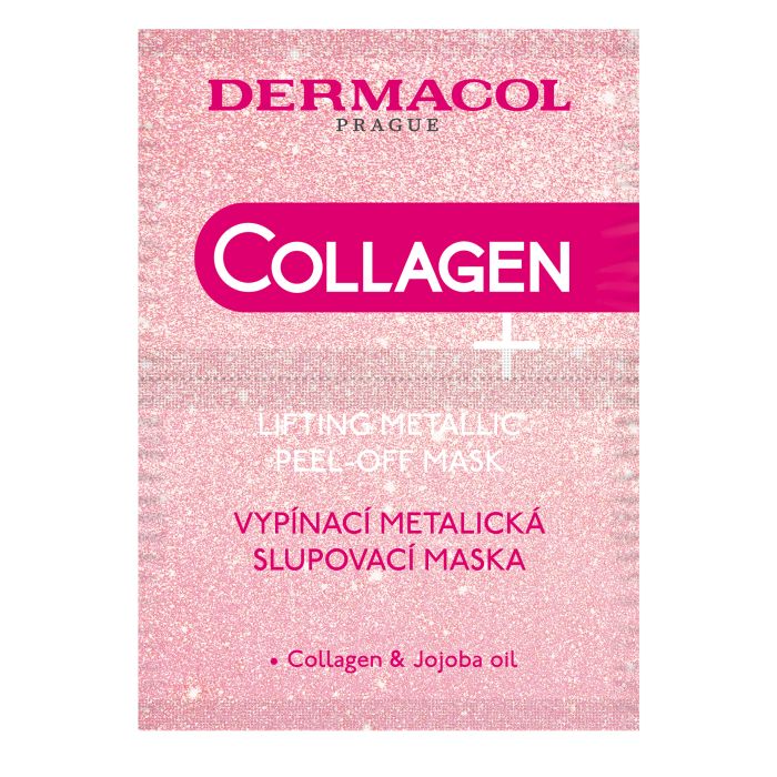 Набор косметики Collagen+ Mascarilla Tensora Exfoliante con Colágeno Dermacol, 2 x 7,5 ml маска отшелушивающая farres маска для лица с экстрактом икры
