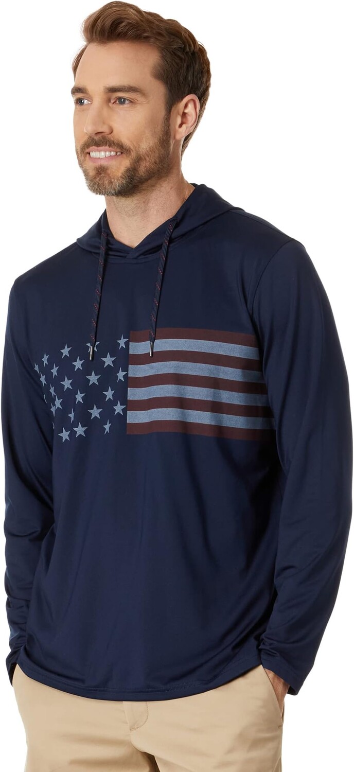 

Толстовка Volition Stars & Bars PUMA, цвет Navy Blazer