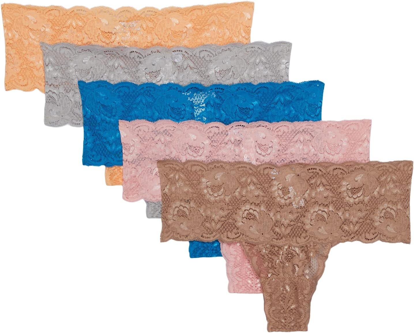 

Комфортные стринги Never Say Never, 5 шт. Cosabella, цвет India/Jaipur Pink/Udaipur Blue/Varanasi Gray/Taj Sunrise