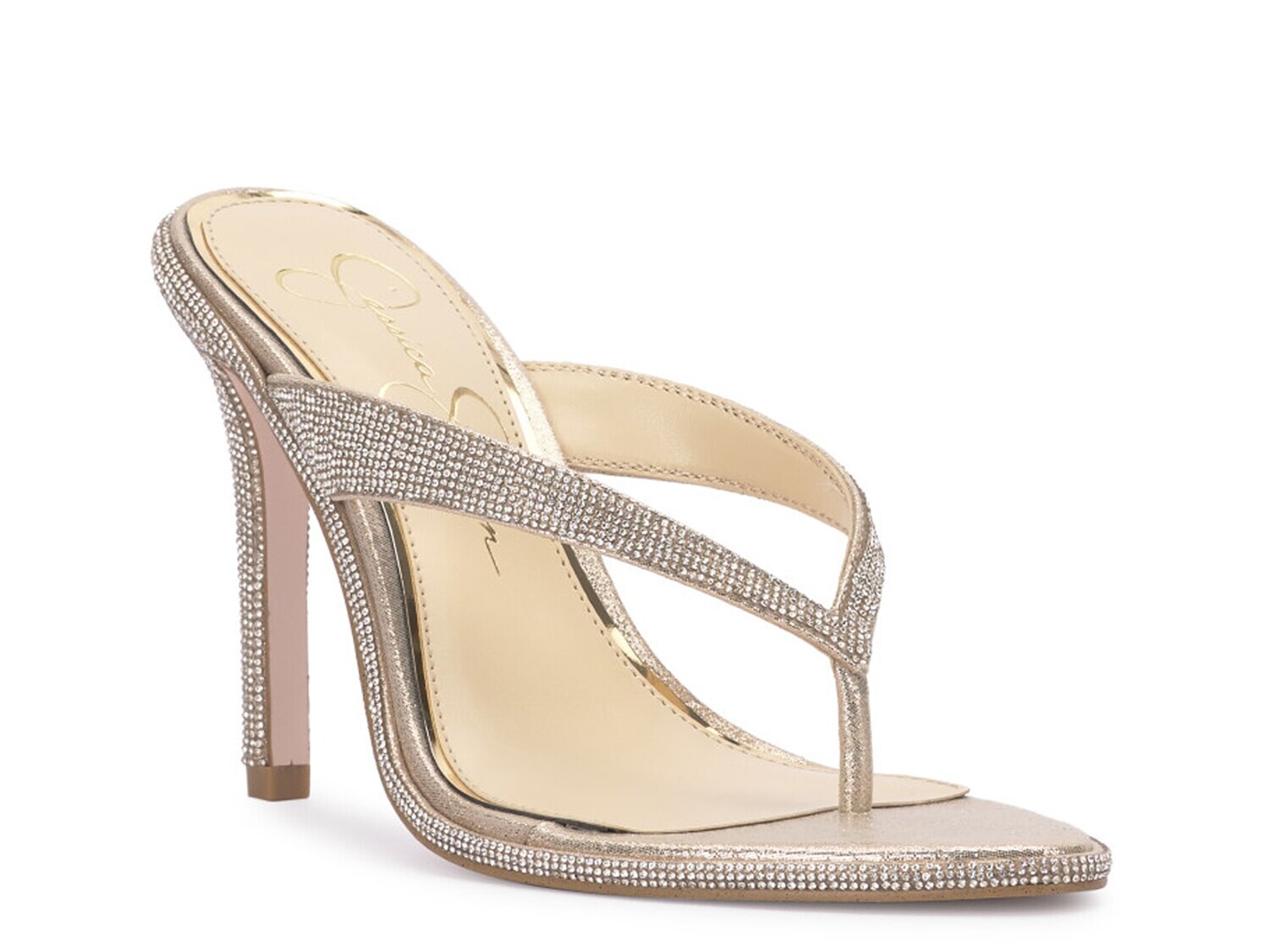 

Сандалии Jessica Simpson Pules, шампанское металлик