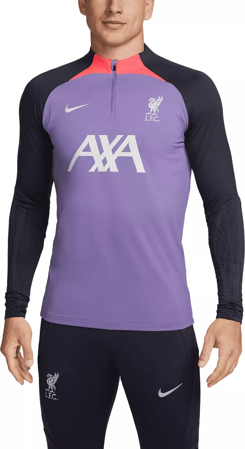 

Фиолетовый Джерси с длинным рукавом и молнией в четверть Nike Liverpool FC 2023