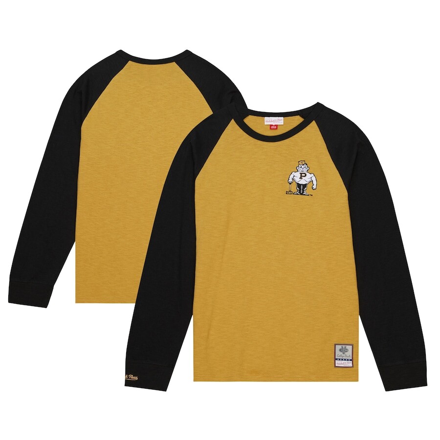 

Футболка с длинным рукавом Mitchell & Ness Purdue Boilermakers, золотой