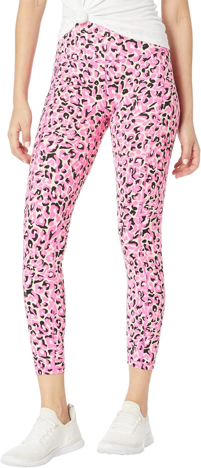 

Леггинсы с высокой посадкой Lilly Pulitzer, цвет Pink Topaz My Favorite Spot
