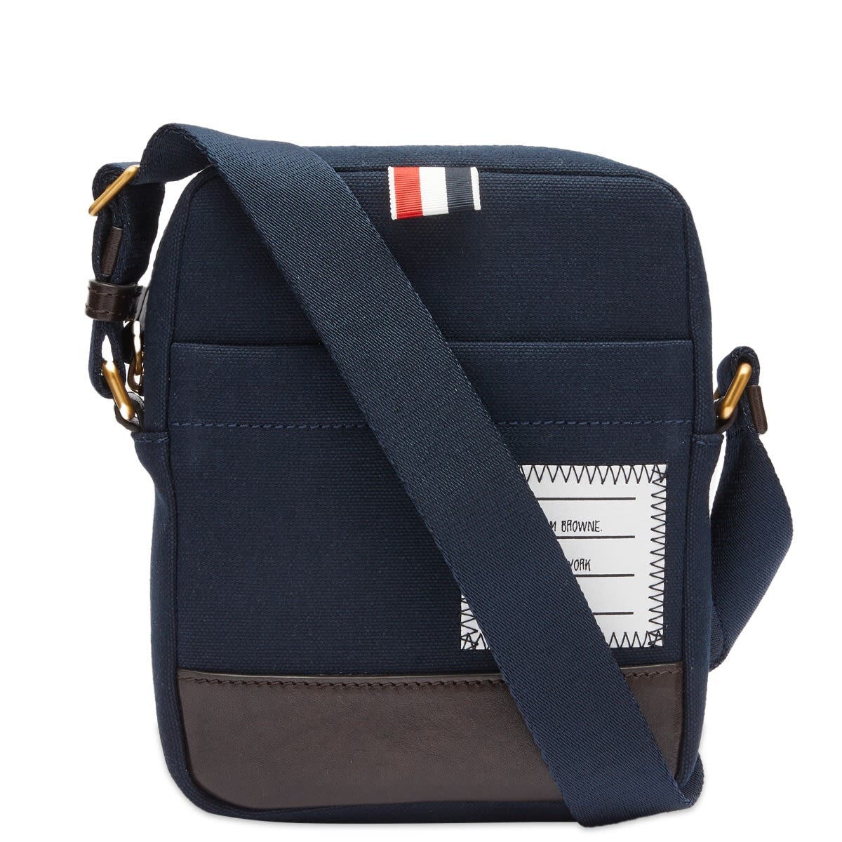 

Сумка кросс-боди Thom Browne Snap Pocket Cross Body Camera Bag, темно-синий