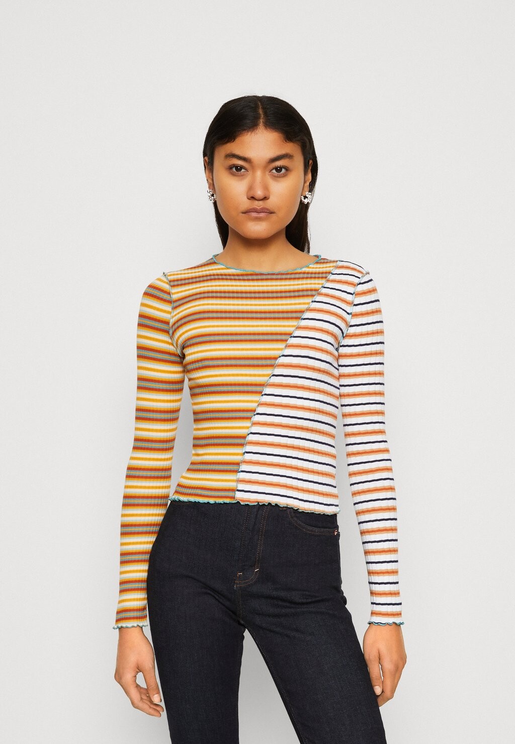 

Топ с длинными рукавами BDG Urban Outfitters, белый