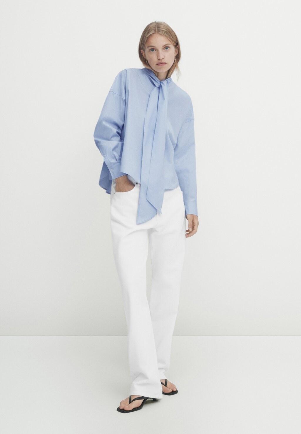 

Рубашка Massimo Dutti, синий