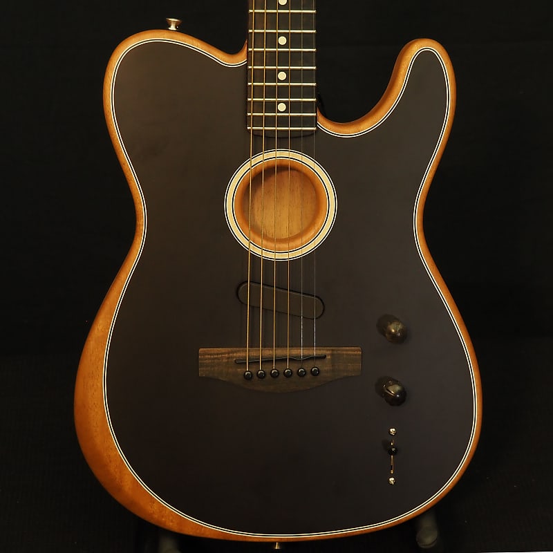 Электрогитара Fender American Acoustasonic Telecaster 2023 - Black электрогитара fender american acoustasonic telecaster 2023 black