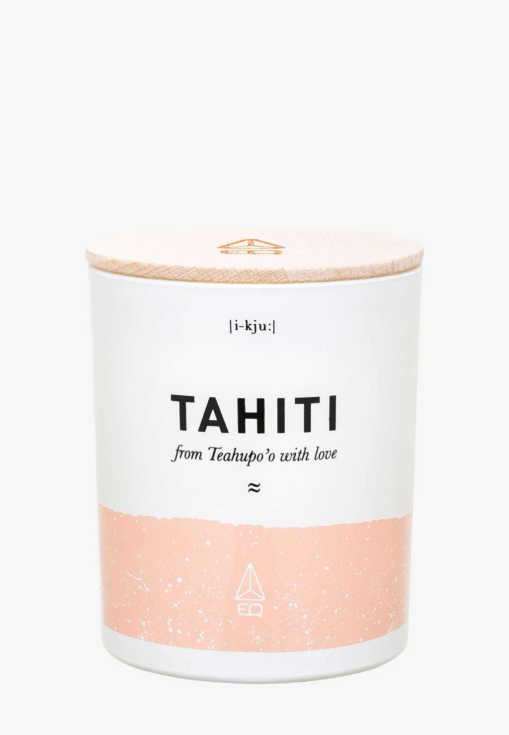 цена Ароматическая свеча Bougie Parfumee Candle Tahiti EQ, белый