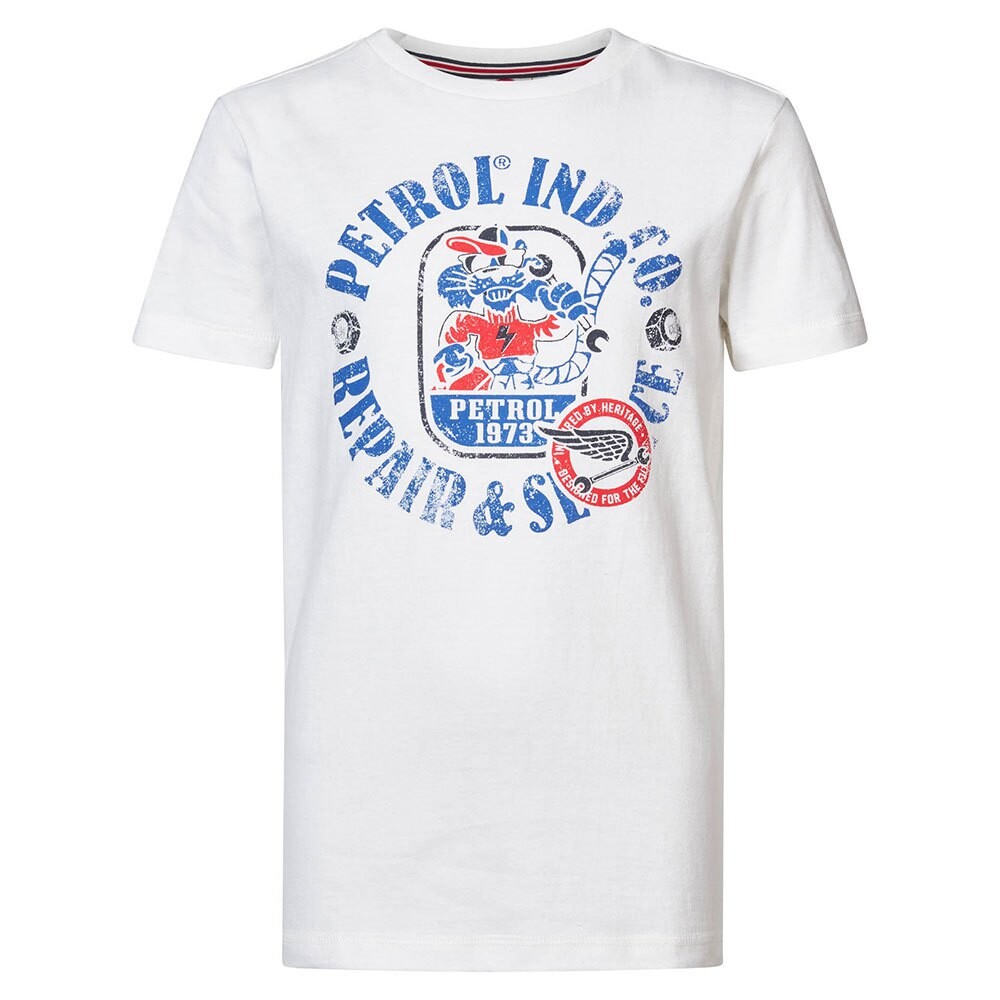 

Футболка Petrol Industries 636 Classic Print Short Sleeve Round Neck, белый