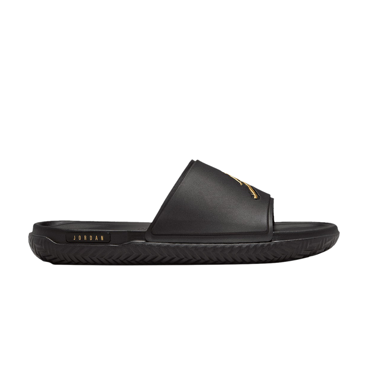 

Кроссовки Jordan Jumpman Slide, цвет Black Metallic Gold