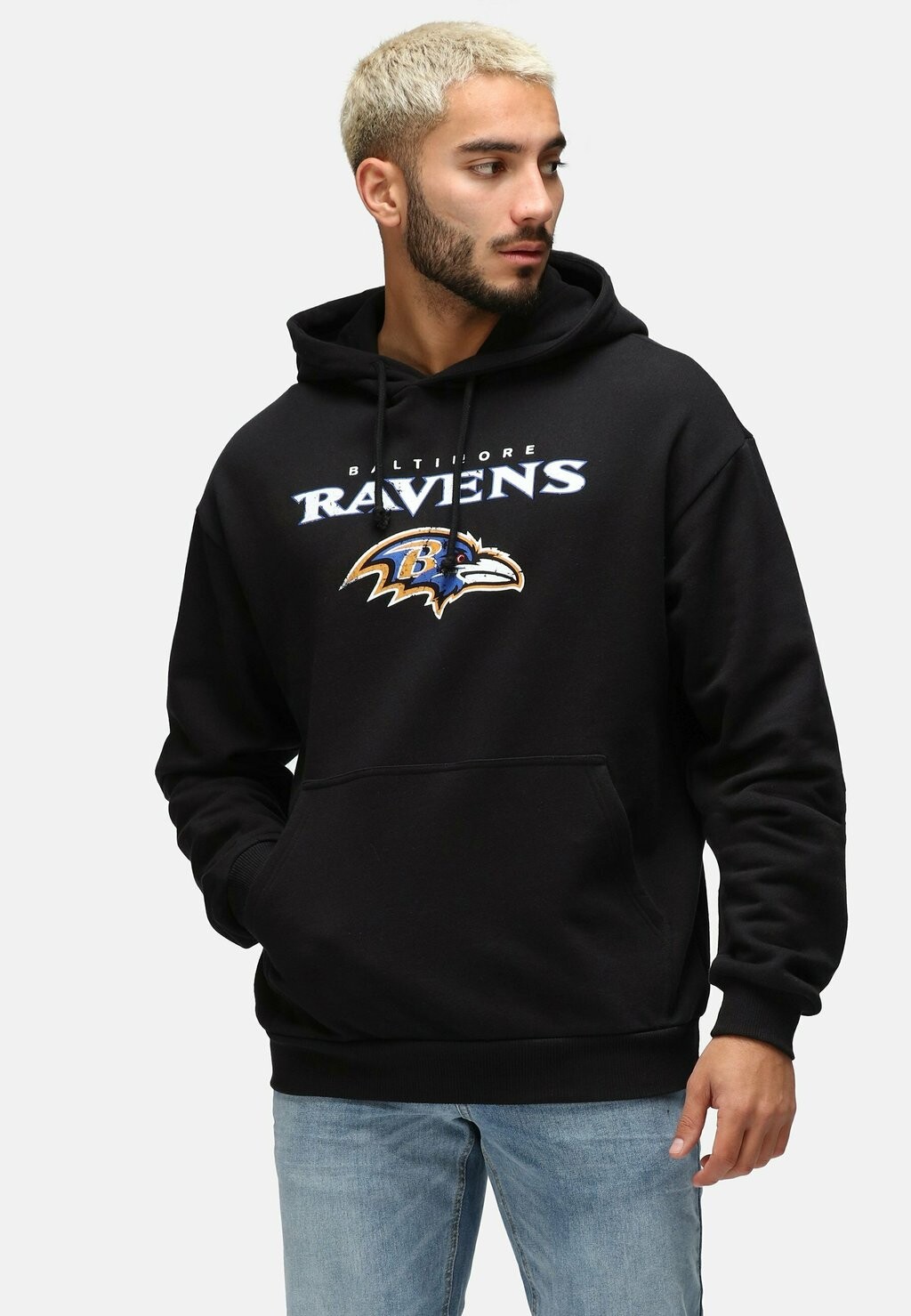 

Толстовка NFL BALTIMORE RAVENS Re:Covered, цвет black
