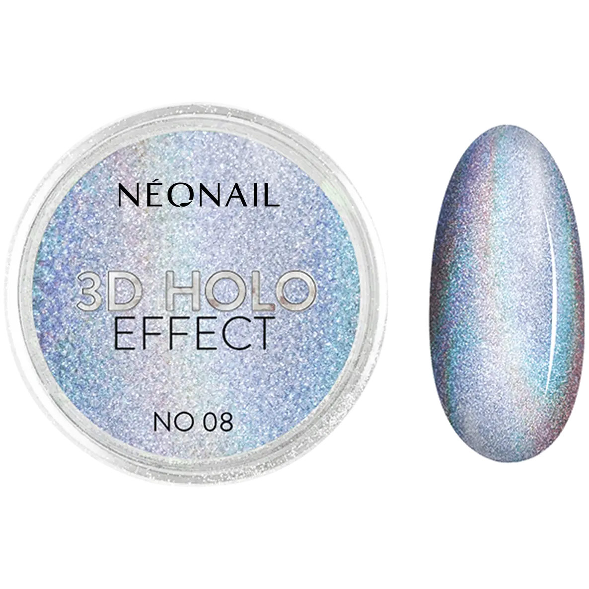 

Пудра для дизайна ногтей 08 Neonail 3D Holo Effect, 2 гр