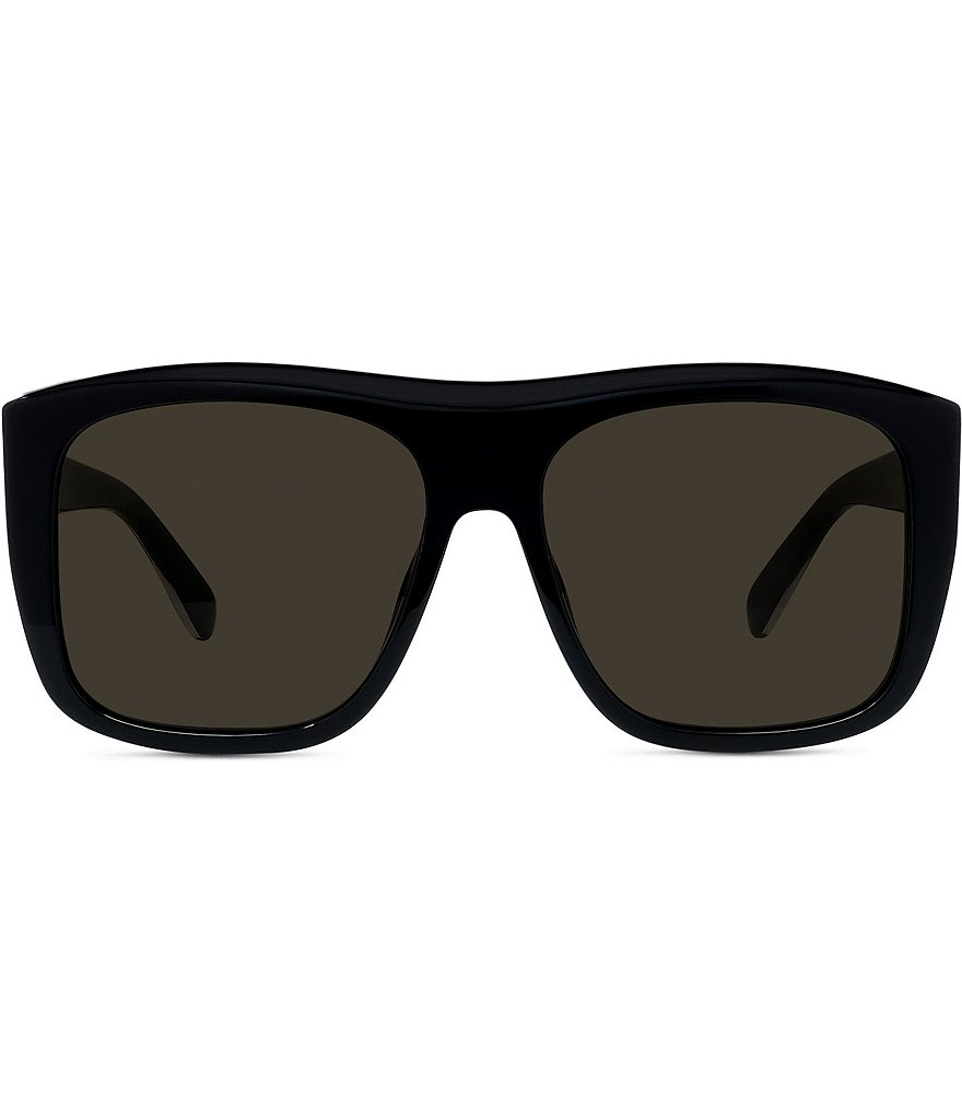 Stella McCartney - женские квадратные солнцезащитные очки 2001 г., 57 мм, черный