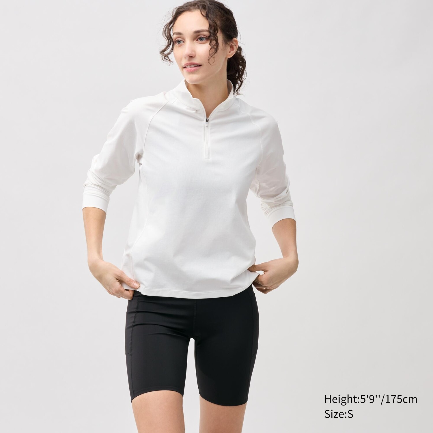 Велосипедные шорты AIRism UNIQLO, черный