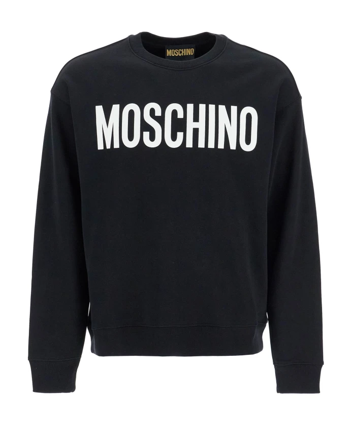 

Толстовка с круглым вырезом и логотипом Moschino, черный