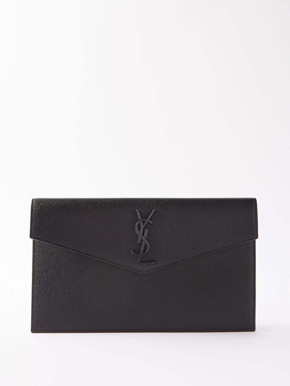 

Кожаный кошелек uptown ysl Saint Laurent, черный