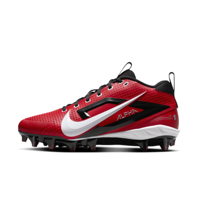 

Бутсы Nike Alpha Menace 4 Varsity Football Cleats, цвет University Red/Metallic Silver/Team Red/White