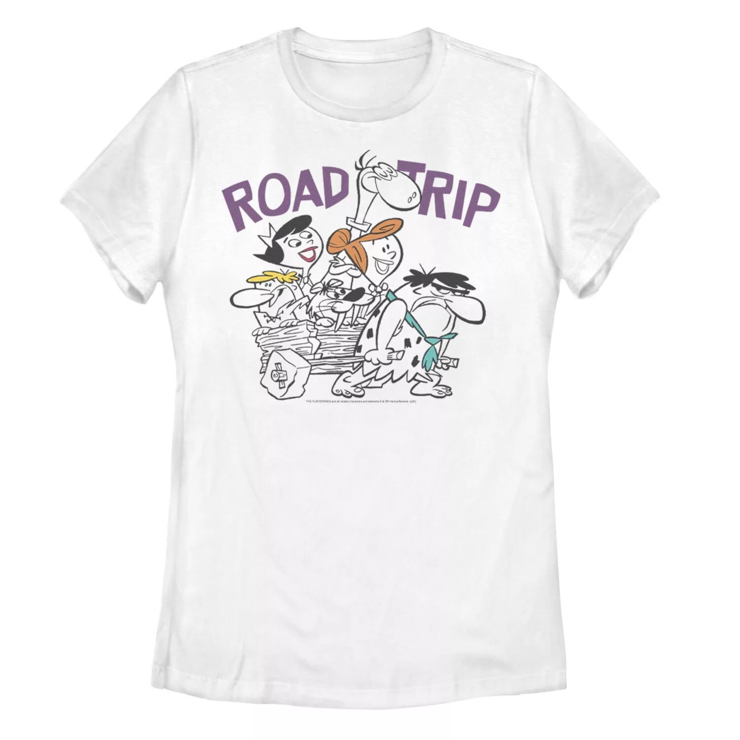 

Детская футболка The Flintstones Road Trip Licensed Character, белый