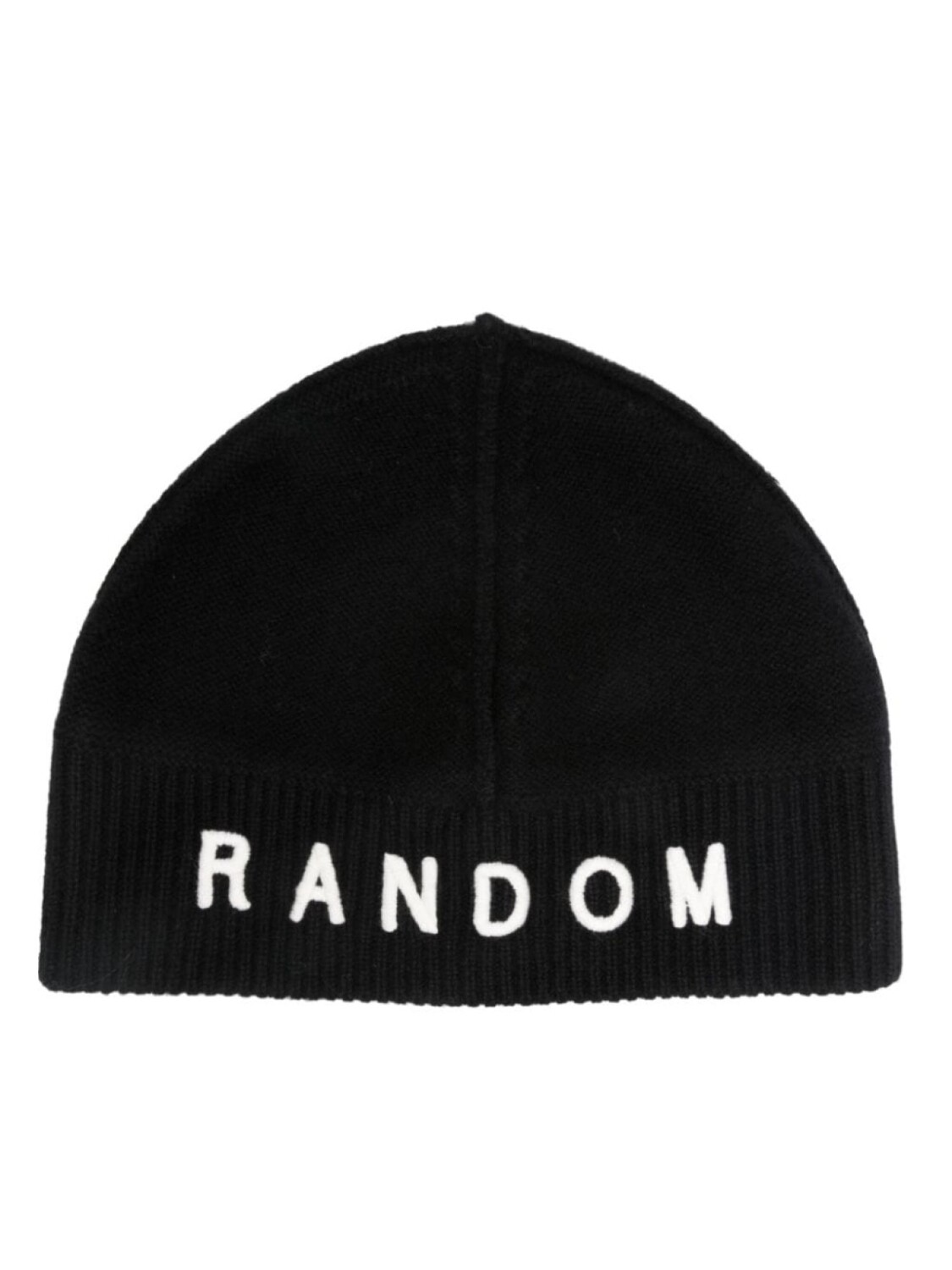 

Random Identities шапка бини из смесовой шерсти с вышитым логотипом, черный