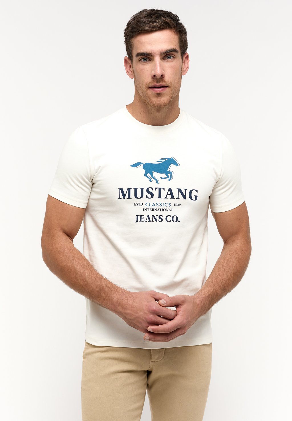 Футболка с принтом STYLE AUSTIN Mustang, цвет weiß