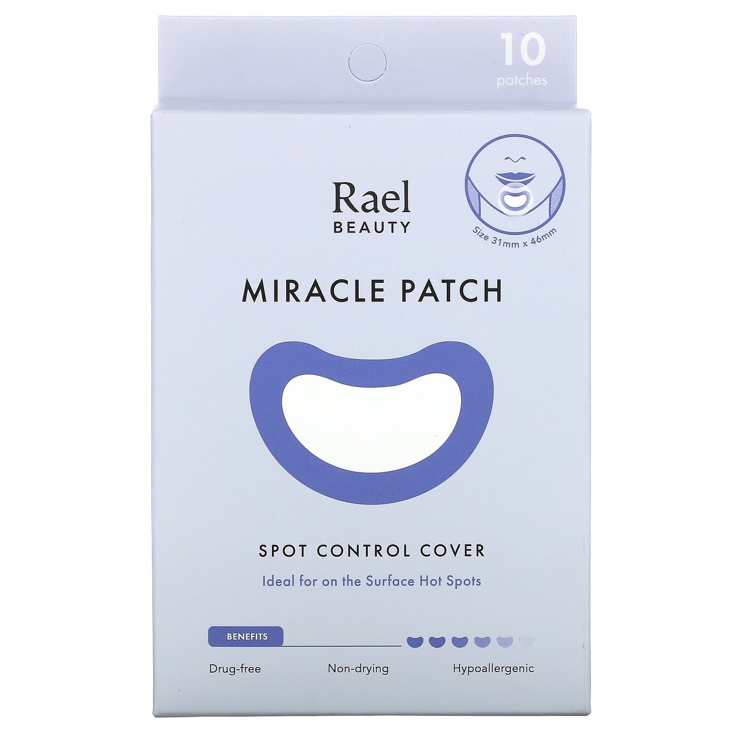

Inc., Miracle Patch, крышка от точечного нанесения, 10 патчей, Rael