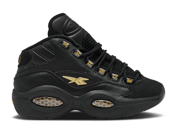 Кроссовки Reebok QUESTION MID BIG KID 'LUX', черный