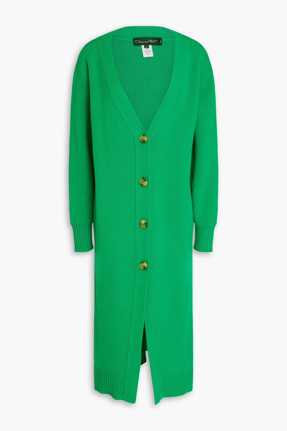 

Шерстяной кардиган Oscar De La Renta, зеленый