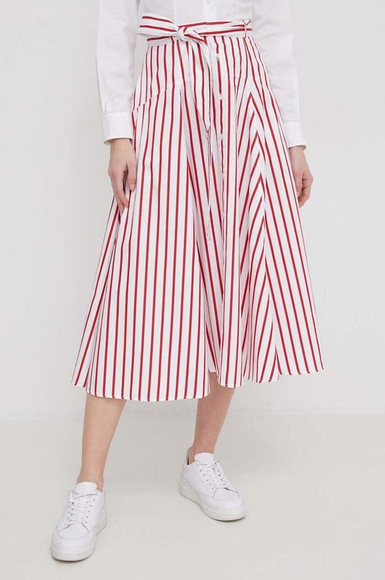 Хлопковая юбка Polo Ralph Lauren, красный ralph lauren collection длинная юбка