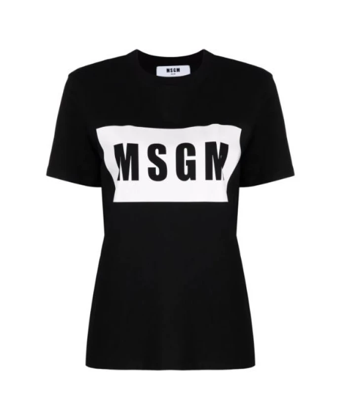 

Футболка с логотипом Msgm, черный