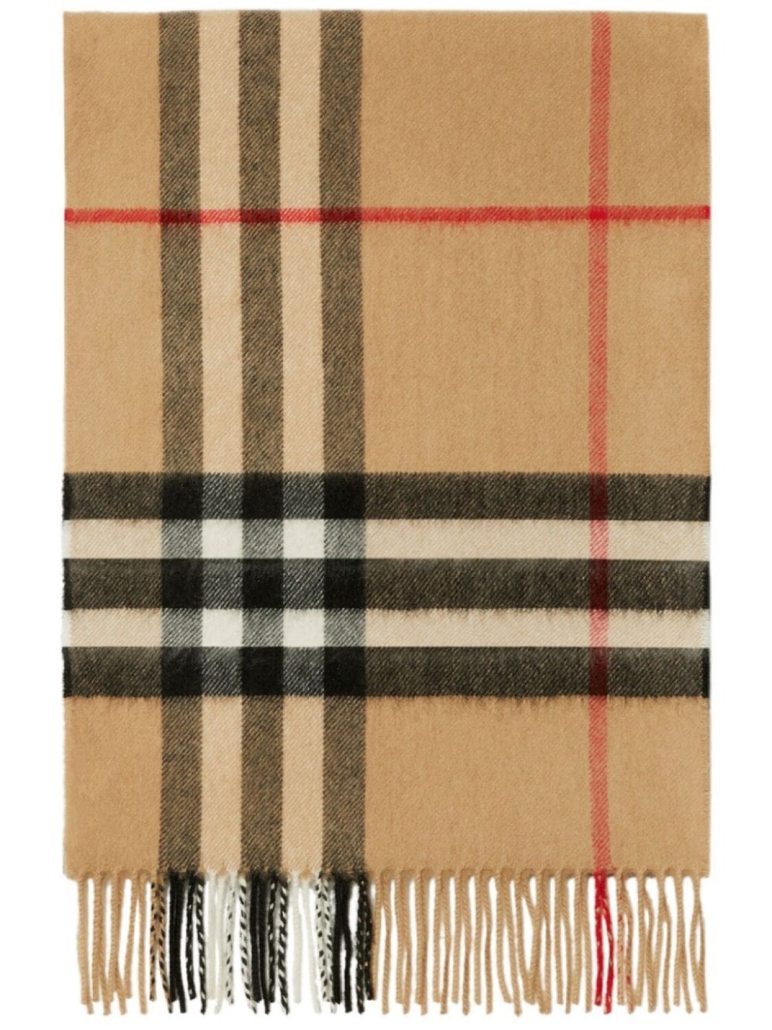 

Burberry кашемировый шарф The Classic Check, коричневый