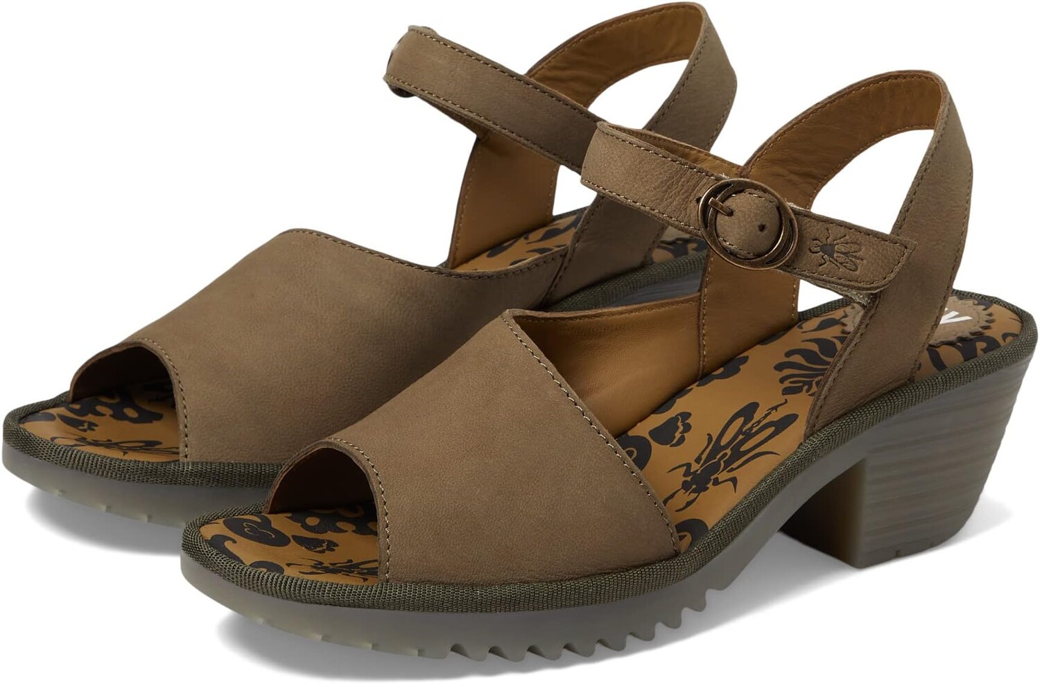 

Босоножки WELY439FLY FLY LONDON, цвет Khaki Cupido
