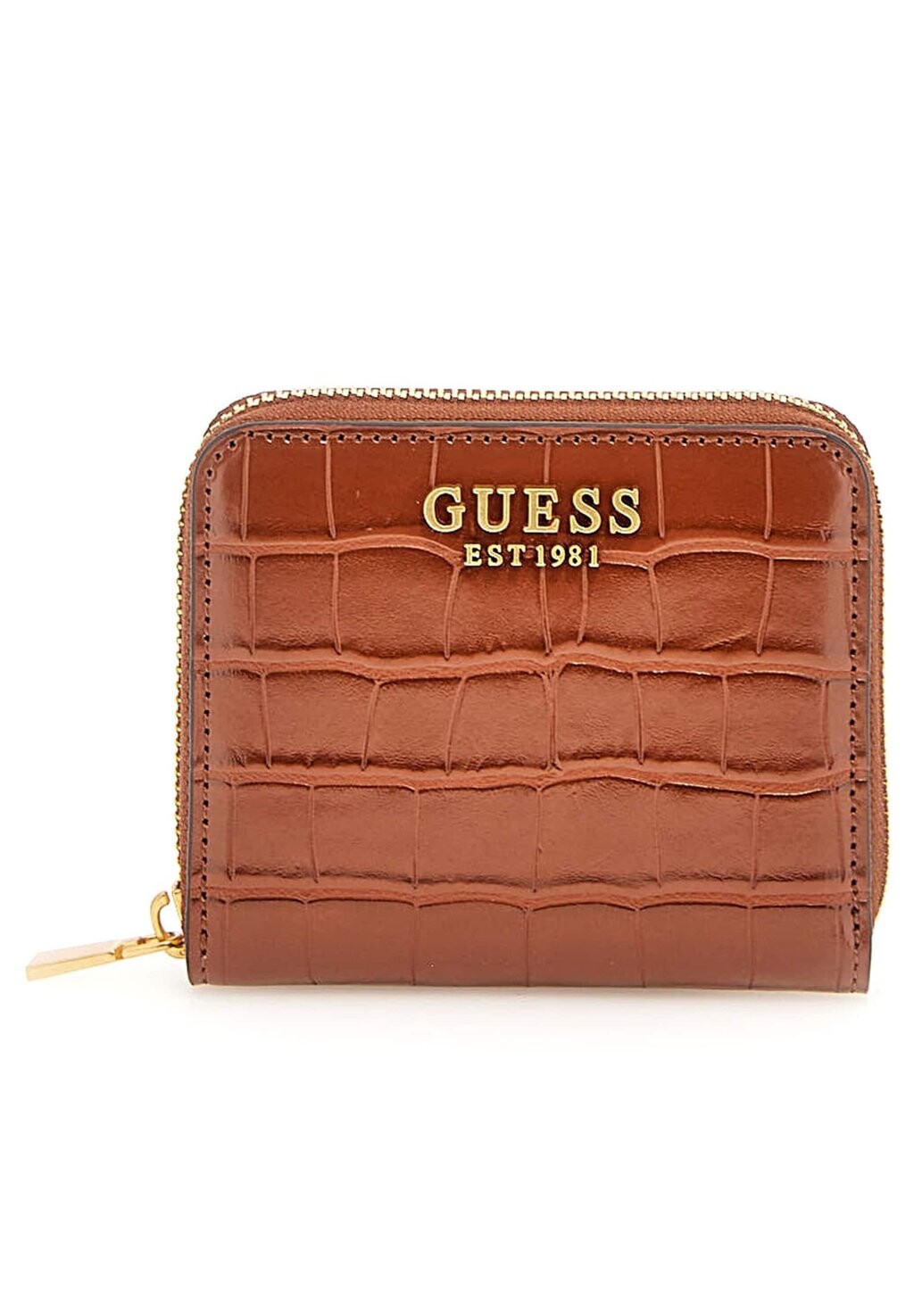 

Кошелек Laurel Small Zip Around Guess, цвет dark honey