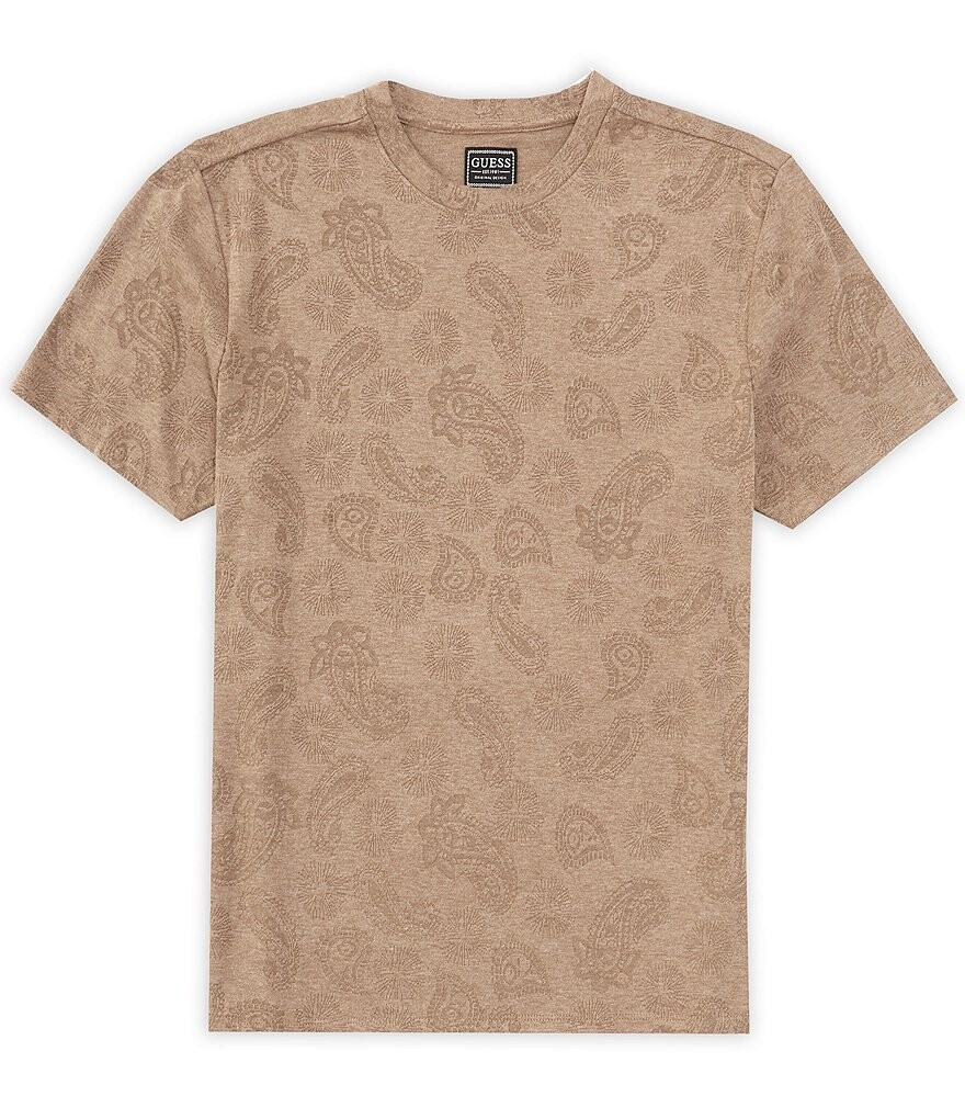 

Жаккардовая футболка Guess с короткими рукавами Granada, коричневый