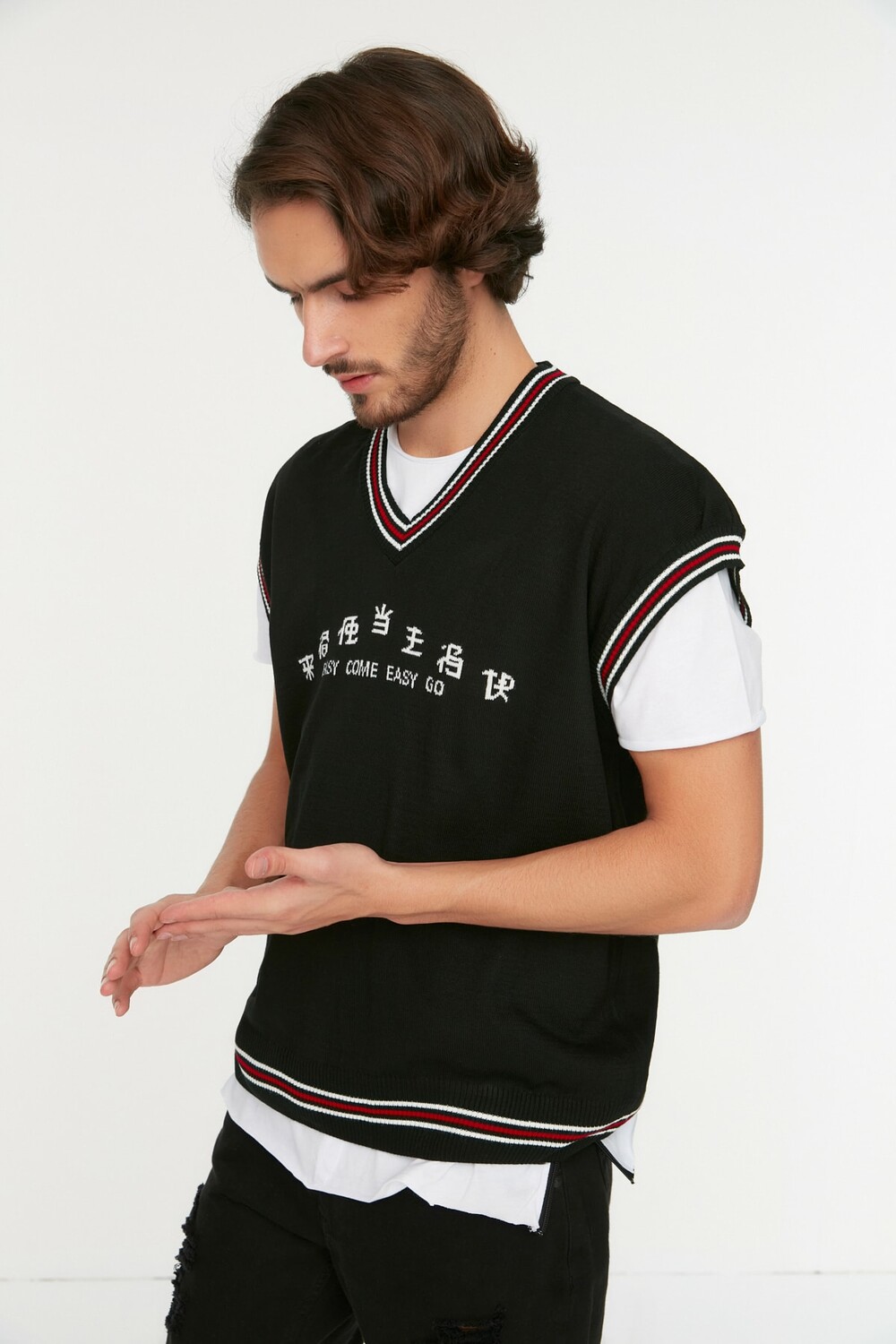 

Свитер TRENDYOL MAN, черный