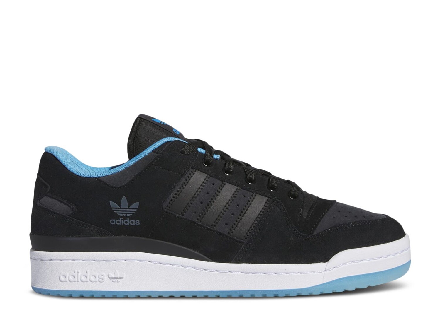 Кроссовки adidas Forum 84 Low Adv 'Black Blue Burst', черный кроссовки adidas forum 84 low adv white black белый