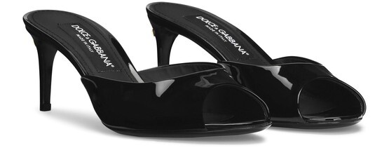 

Мюли из лакированной кожи Dolce & Gabbana, черный