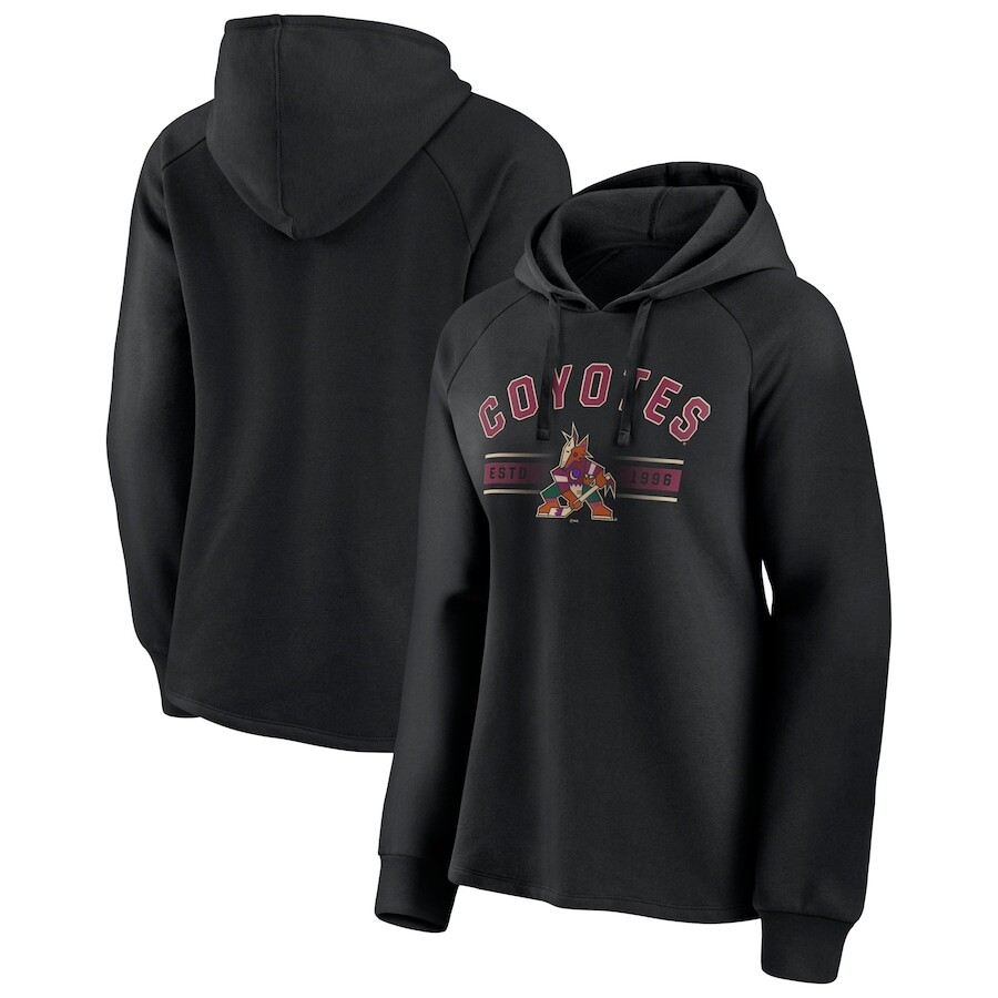 

Пуловер с капюшоном Fanatics Branded Arizona Coyotes, черный