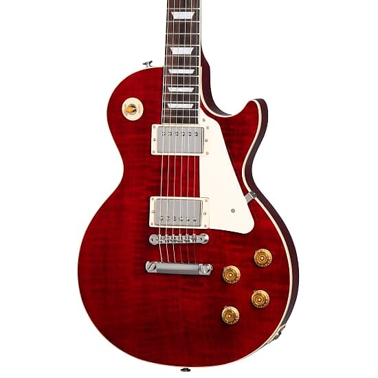 

Электрогитара Gibson - Les Paul Standard 50s Figured Top - Electric Guitar - 60s Cherry - w/ Hardshell Case