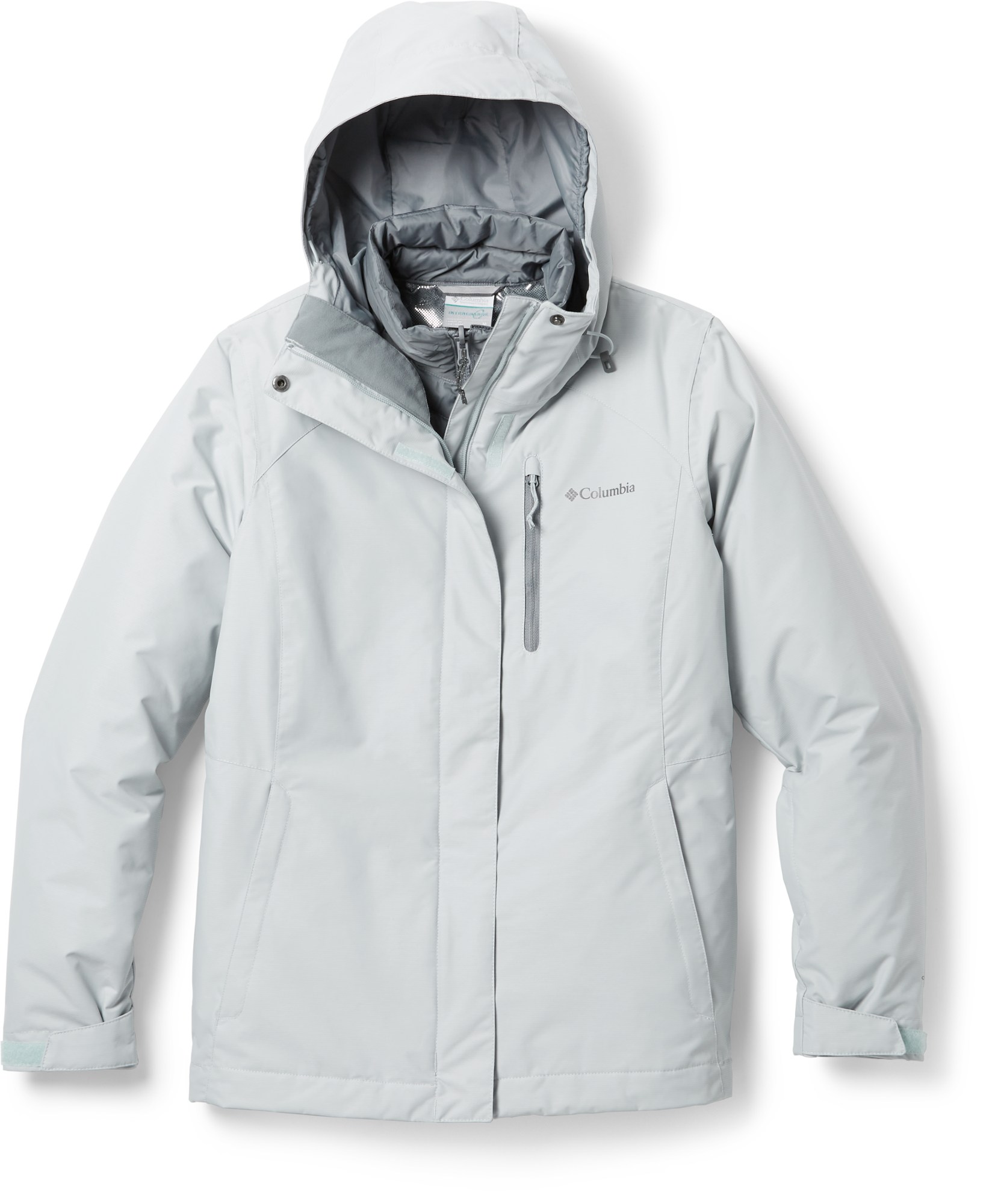 Куртка 3-в-1 Whirlibird IV Interchange — женская Columbia, серый