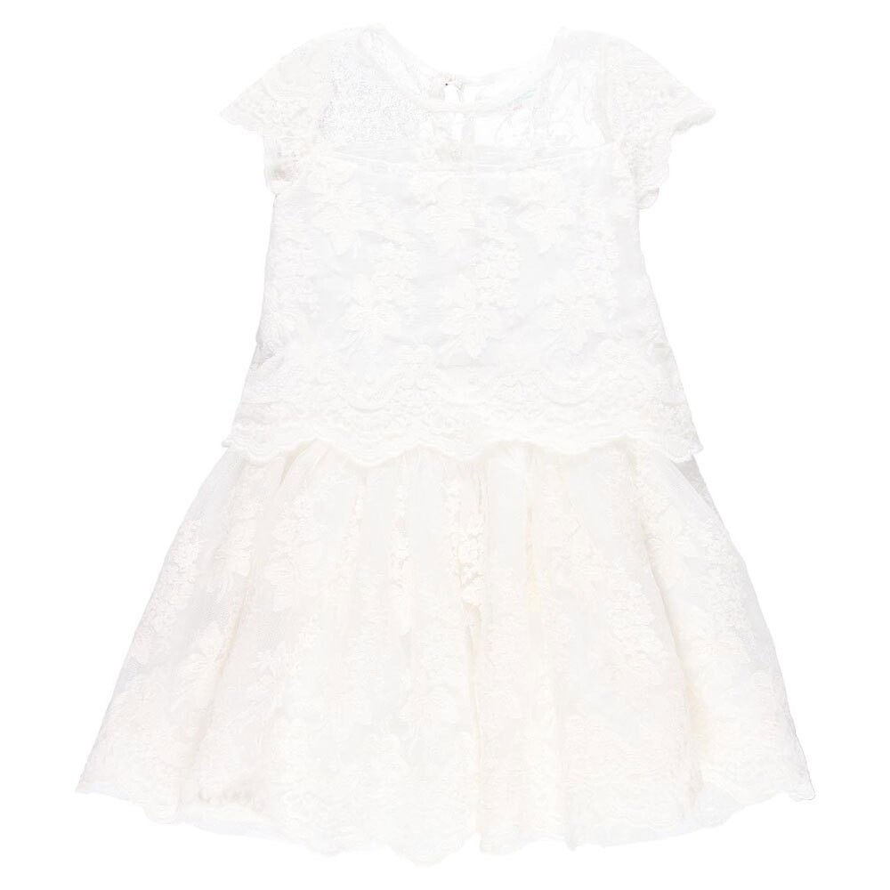 

Платье Boboli Embroidery Tulle, белый