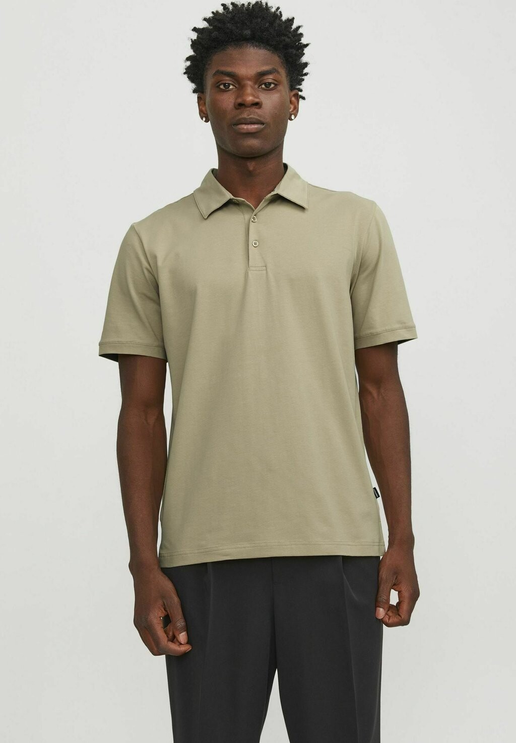 

Поло Premium Einfarbig Jack & Jones, цвет travertine