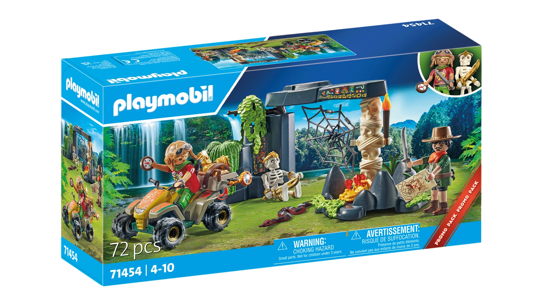 аттракцион playmobil сбей банки Спорт и экшн охота за сокровищами в джунглях Playmobil