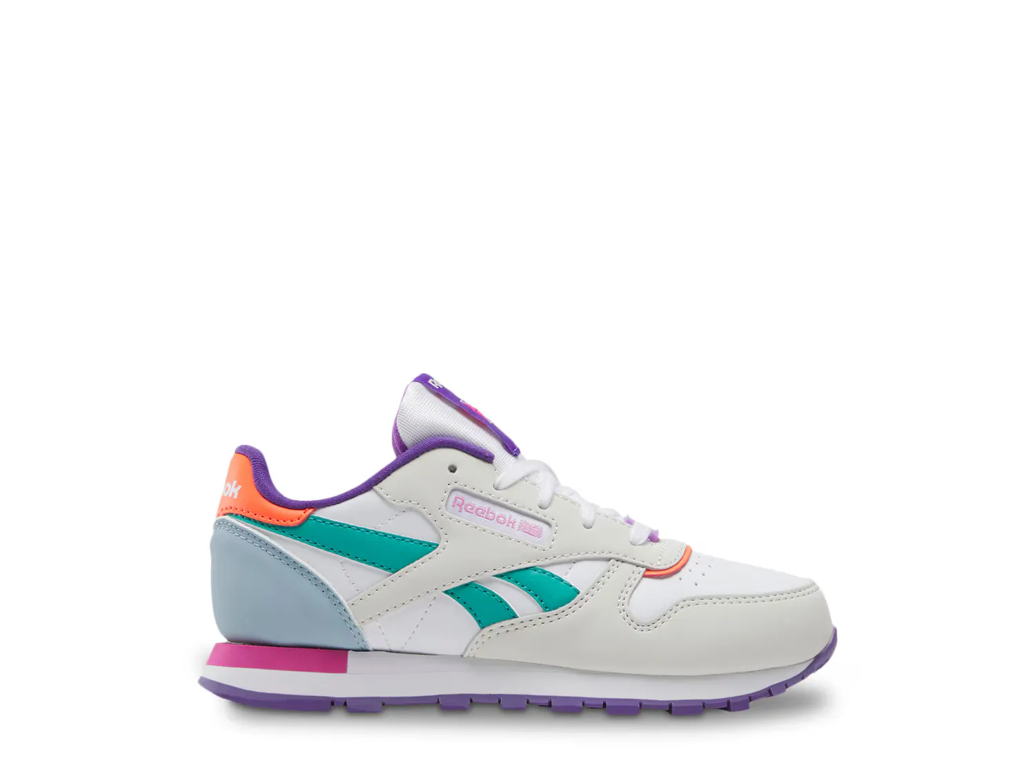 

Кроссовки Classic Leather Sneaker Reebok, цвет grey_teal_multicolor
