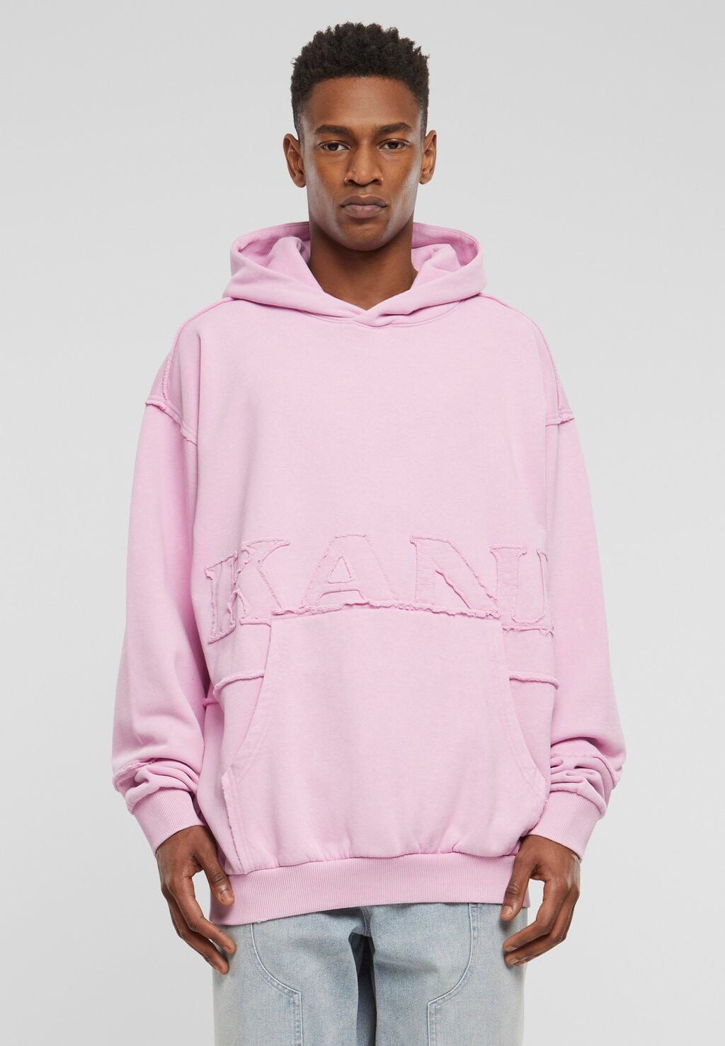

Толстовка Distressed Karl Kani, роза