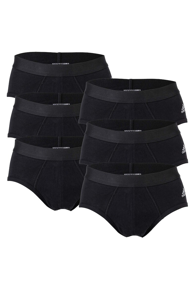 

Трусы 14379 с логотипом - 6 пар Adidas, черный