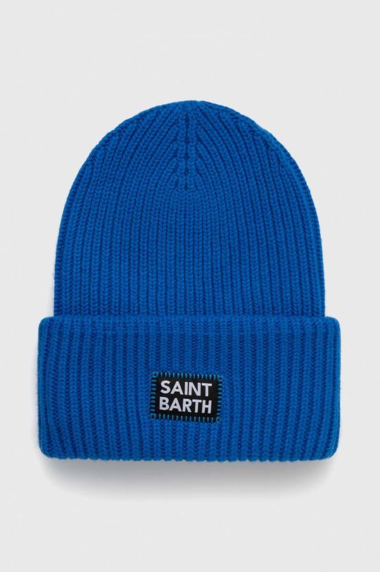 Шапка Saint Barth из смесовой шерсти MC2 MC2 Saint Barth, синий толстовка mc2 saint barth силуэт прямой средней длины капюшон размер m серый