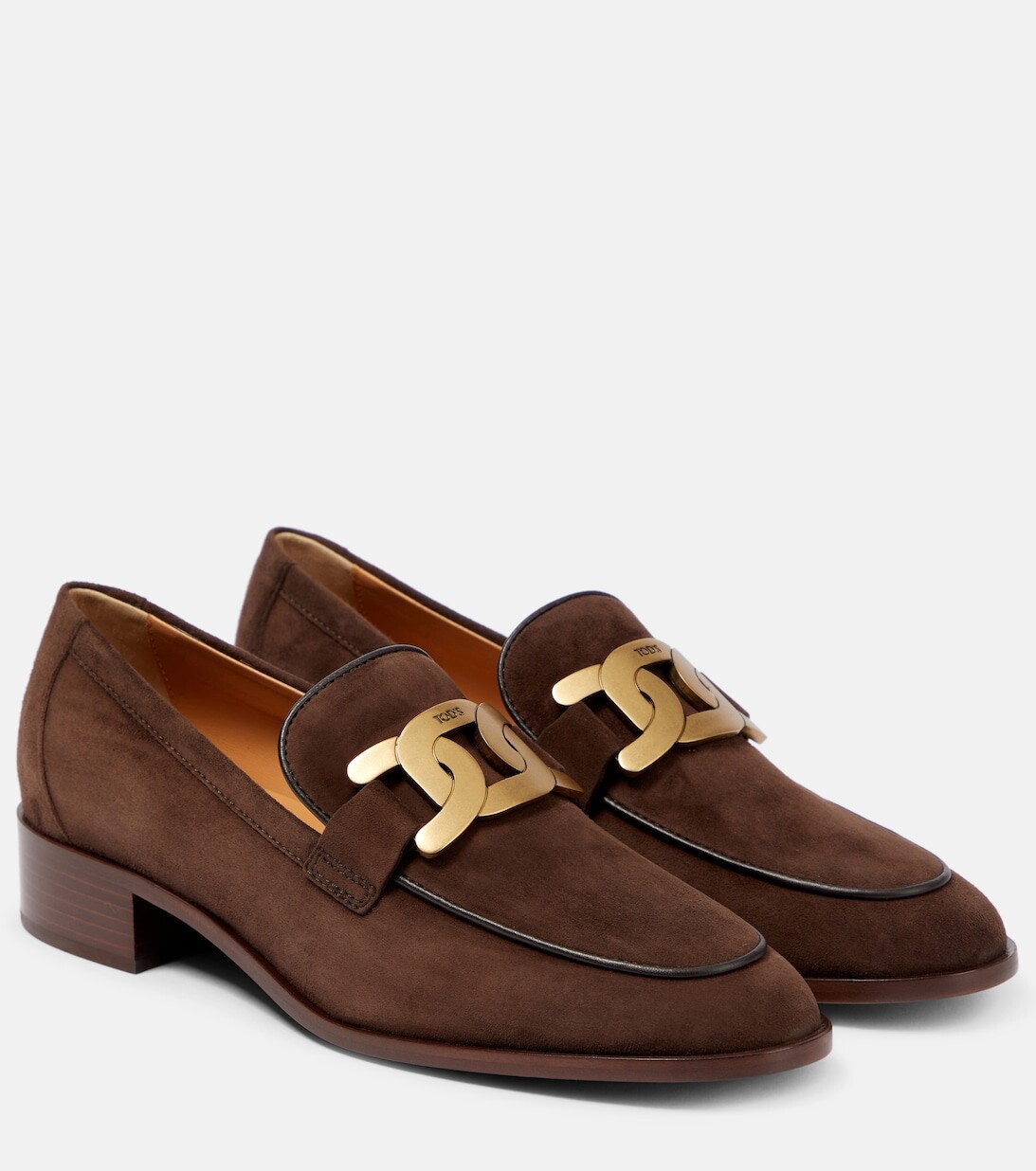 

Замшевые лоферы Kate Tod's, коричневый